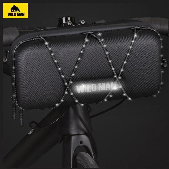 WILDMAN GD8 Dviračio krepšys/Holder, žalias handlebar bag