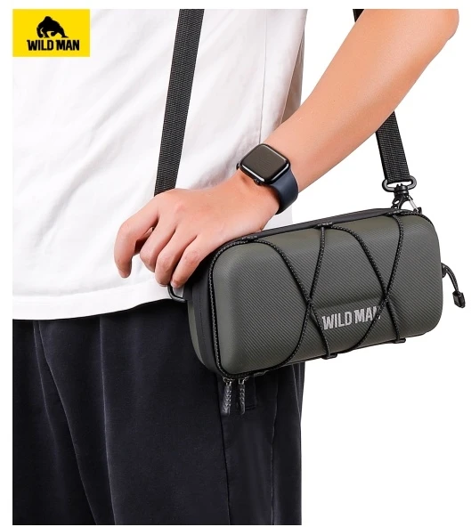 WILDMAN GD8 Dviračio krepšys/Holder, žalias handlebar bag