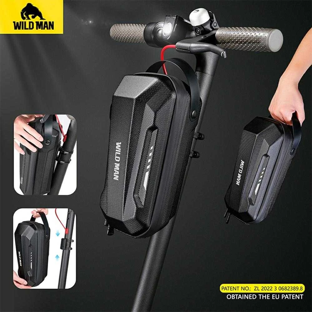 WILDMAN Scooter case/holder GD9XPlus frame bag juodos spalvos
