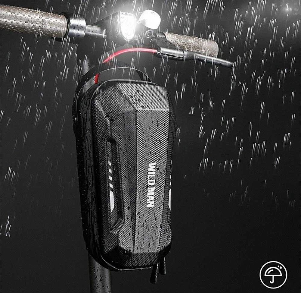 WILDMAN Scooter case/holder GD9XPlus frame bag juodos spalvos