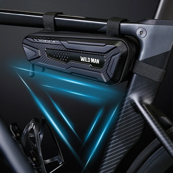 WILDMAN Bike case/holder M M40 frame bag juodos spalvos