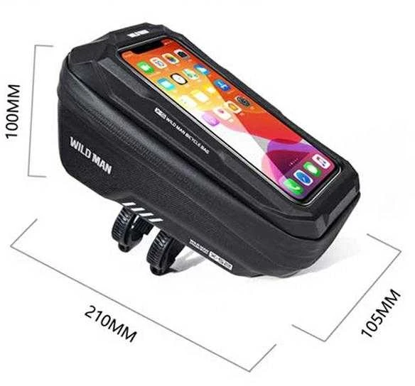 WILDMAN XS2 Dviračio krepšys/Mount Frame Bag juodos spalvos