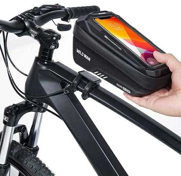 WILDMAN XS2 Dviračio krepšys/Mount Frame Bag juodos spalvos