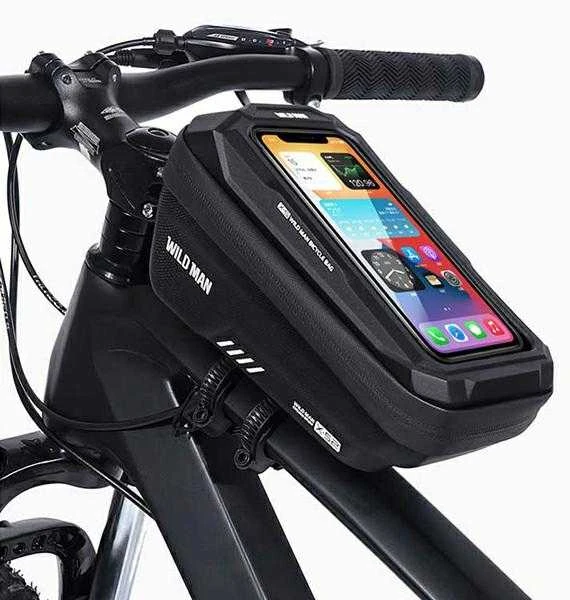 WILDMAN XS2 Dviračio krepšys/Mount Frame Bag juodos spalvos