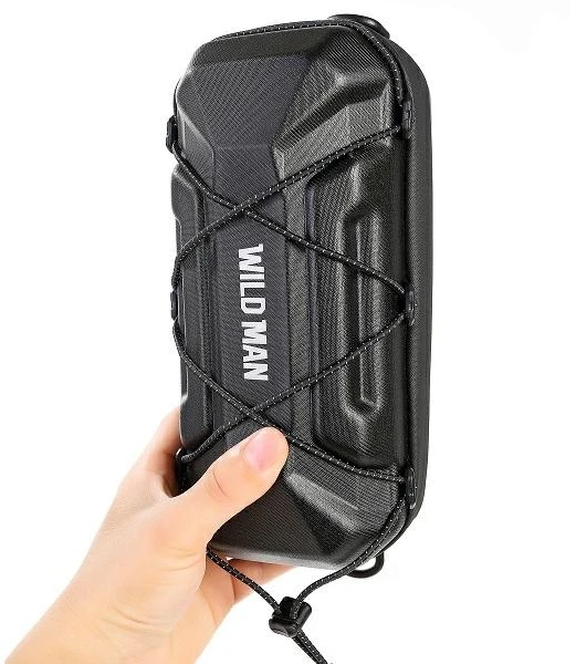 WILDMAN XT17 Dviračio krepšys/Mount, Handlebar Bag, juodos spalvos