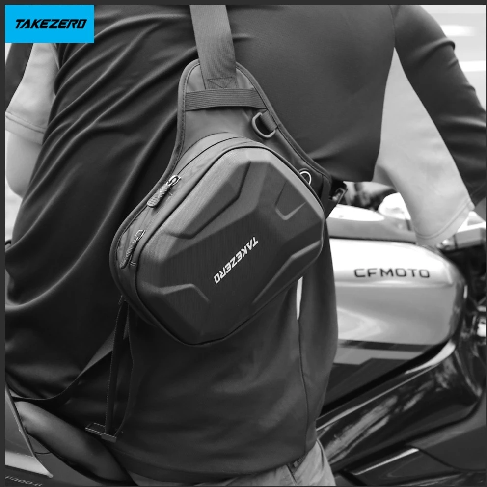 Wildman Motorcycle Leg Bag TAKEZERO MTX2 2.5L juodos spalvos