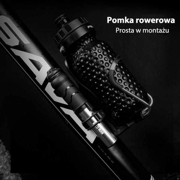 WILDMAN FK1 aluminum hand bicycle pump juodos spalvos