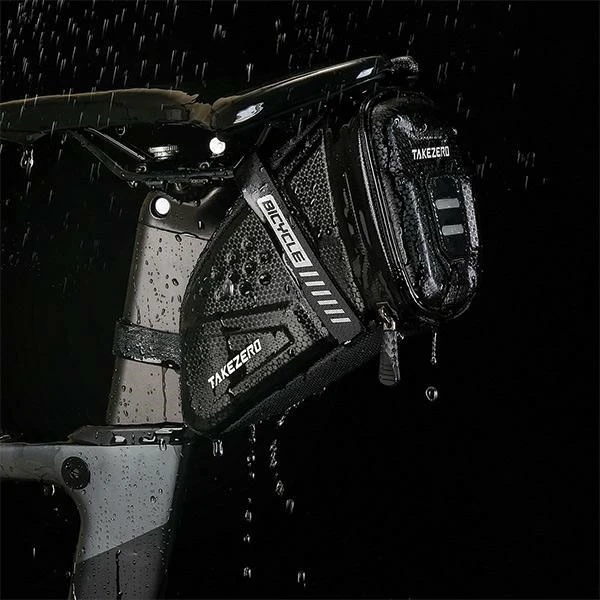 Wildman TAKEZERO TZ07 saddlebag/bag, bike holder, juodos spalvos