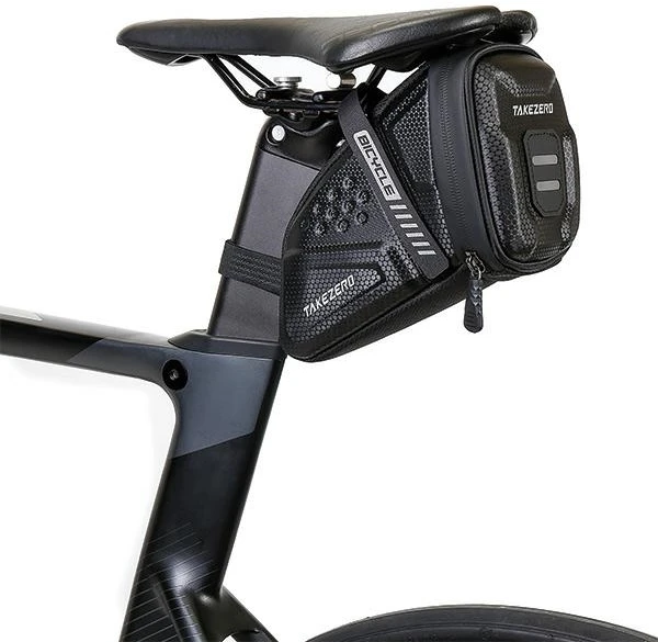 Wildman TAKEZERO TZ07 saddlebag/bag, bike holder, juodos spalvos