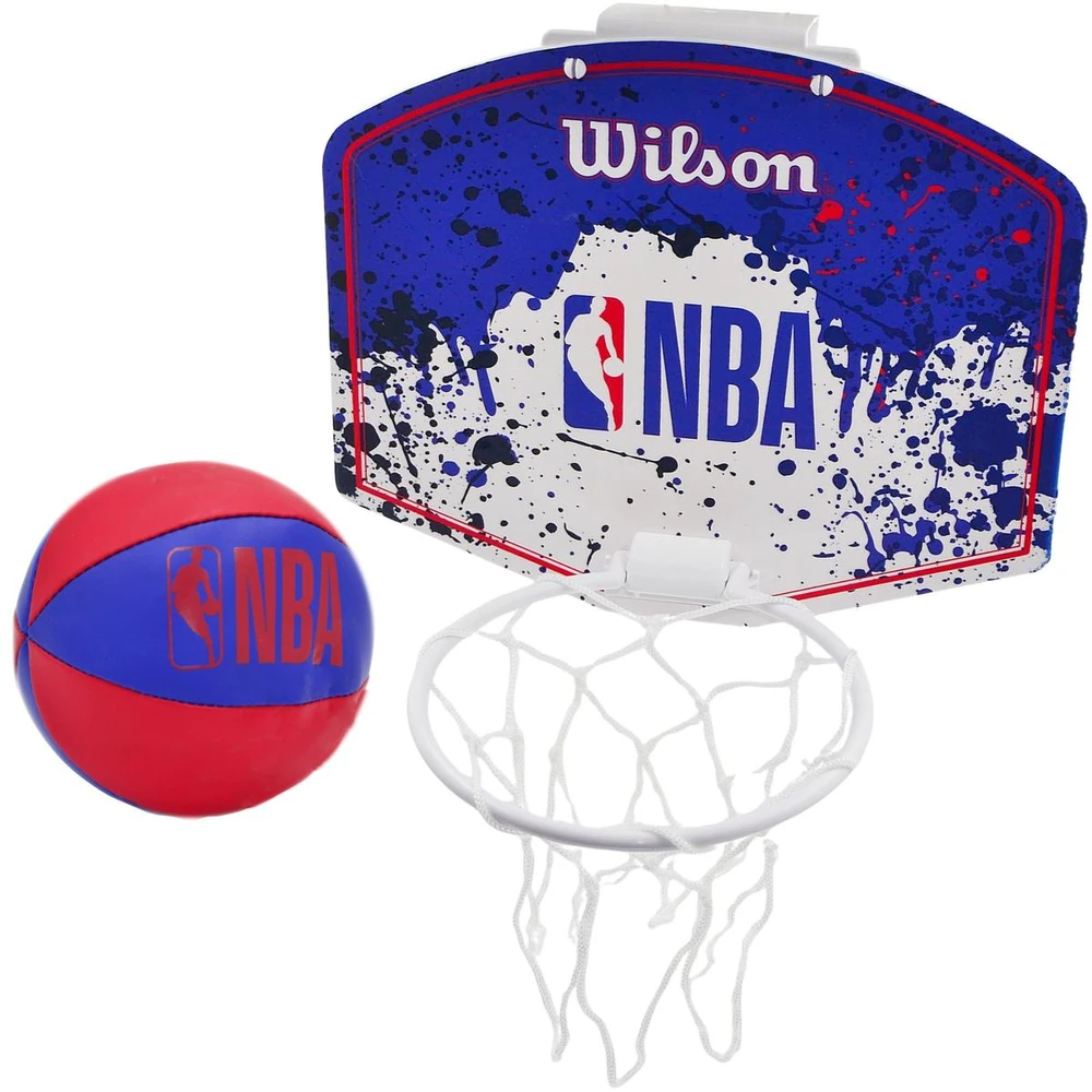WILSON NBA TEAM MINI HOOP NBA RWB mini krepšinio lenta su kamuoliuku