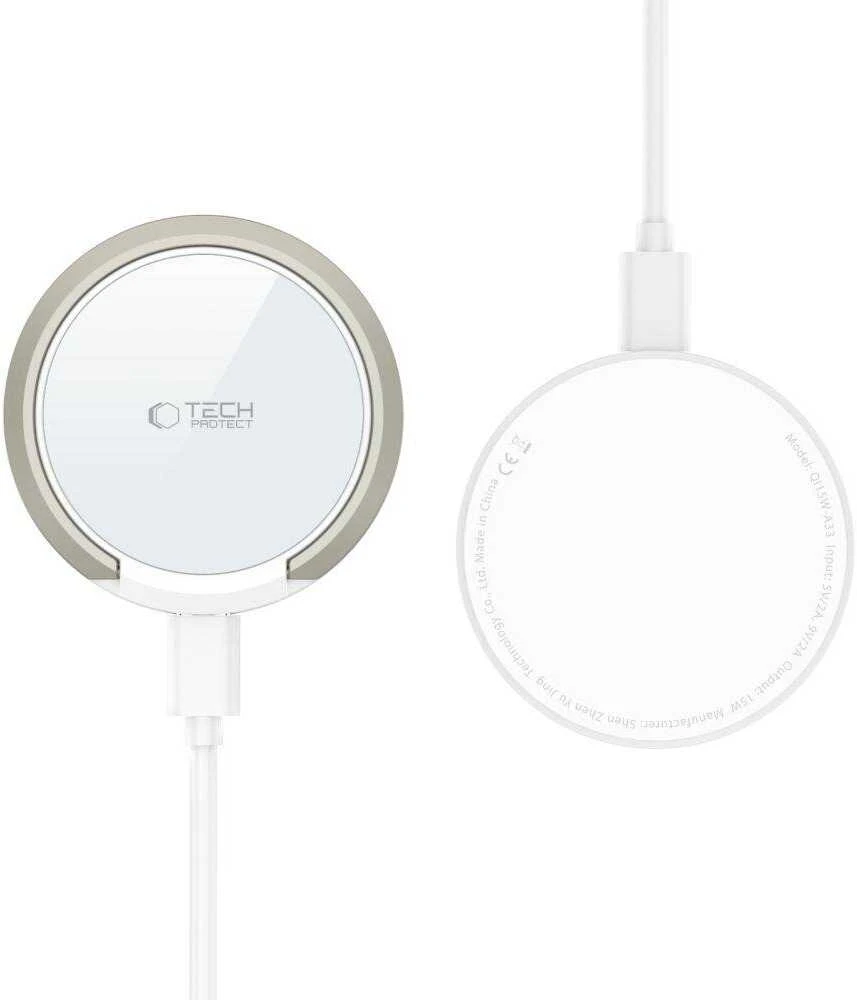 Belaidis įkroviklis 15W magnetinis MagSafe Tech-Protect QI15W-A33 baltas
