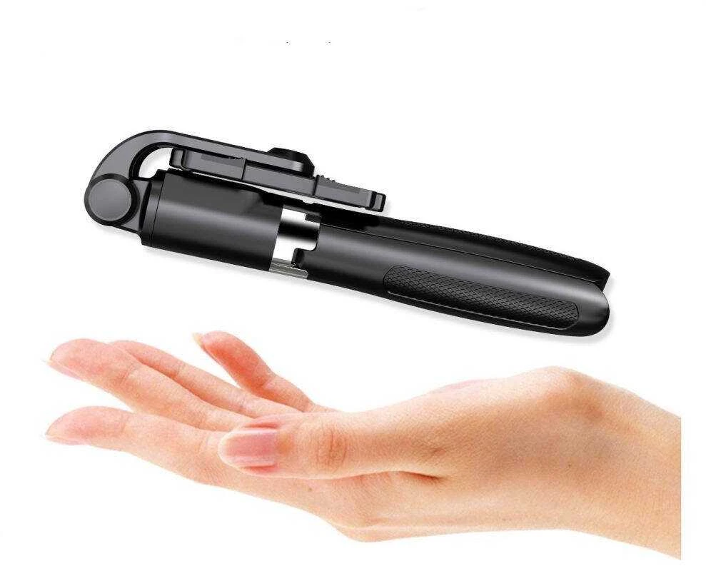TECH-PROTECT L01S BLUETOOTH SELFIE STICK TRIPOD Juodas