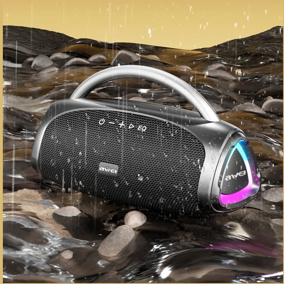 Wireless speaker AWEI KA39 100W Bluetooth 5.3 portable external juodas
