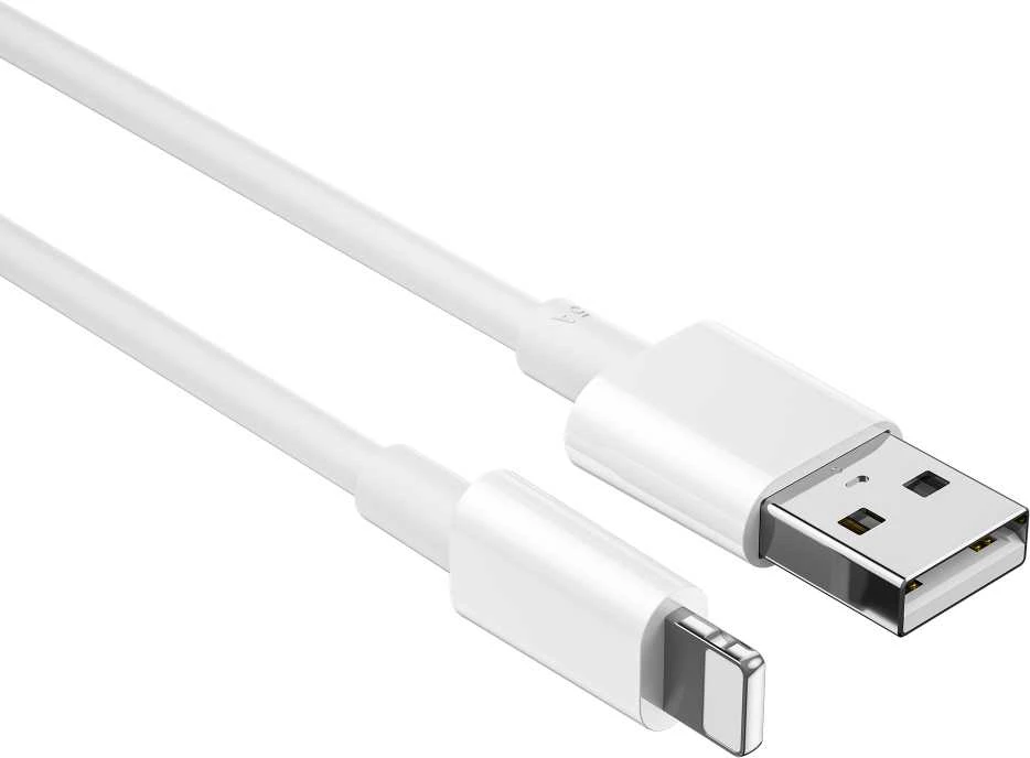 WIWU kabelis C006 USB - Lightning 1,2 m 2,4A baltos spalvos