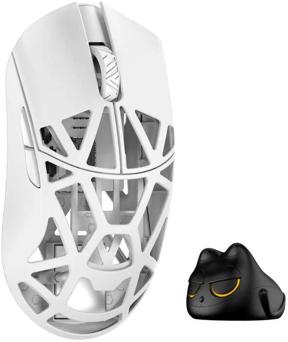WL Pelė WLMOUSE Beast X Pro Solid Sides Pelė žaidimams, Omron Optinė Switches – Baltas