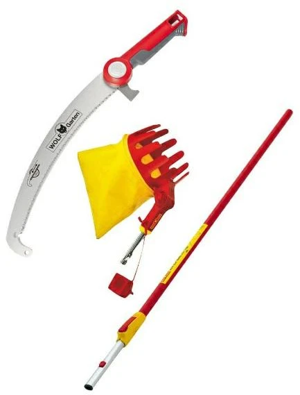 WOLF GARTEN PJŪKLAS ŠAKOMS POWERCUT SAW 370 PRO + VAISIŲ SKINTUVAS RG-M + TELESKOPINIS KOTAS ZM-V 4