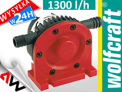 Wolfcraft vandens siurblys 1300 l / h s = 6 mm naudojamas su gręžtuvu 2202000