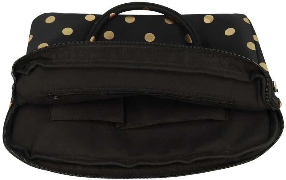 Wonder Briefcase Nešiojamas kompiuteris 15-16 colių auksinis polka-dot