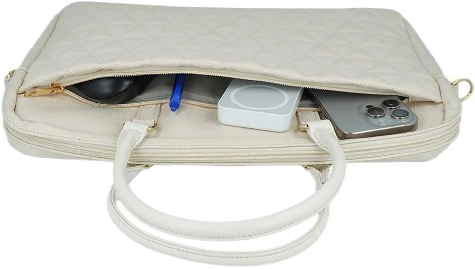 Wonder Briefcase Nešiojamas kompiuteris 15-16 colių pico quilted beige