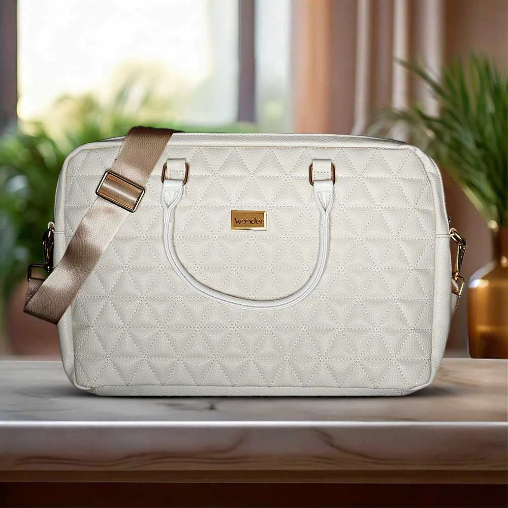 Wonder Briefcase Nešiojamas kompiuteris 15-16 colių pico quilted beige