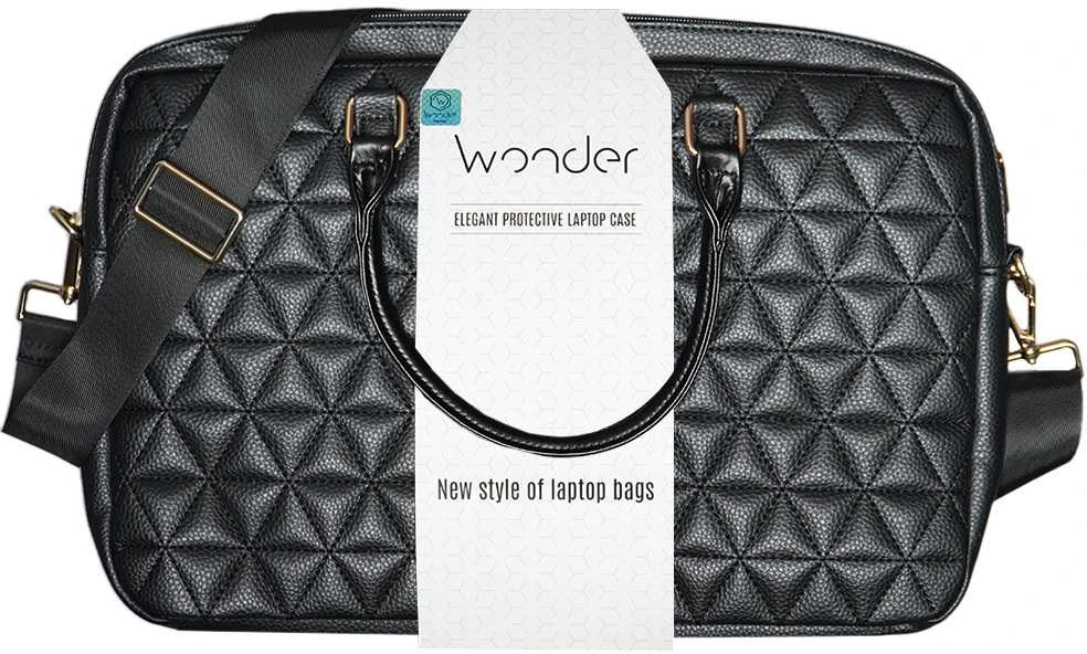 Wonder Briefcase Nešiojamas kompiuteris 17 colių pico quilted juodas