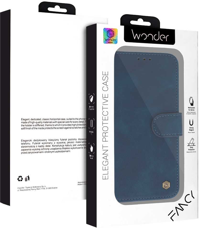 Wonder Fancy dėklas skirtas Samsung Galaxy A26 5G mėlynos spalvos
