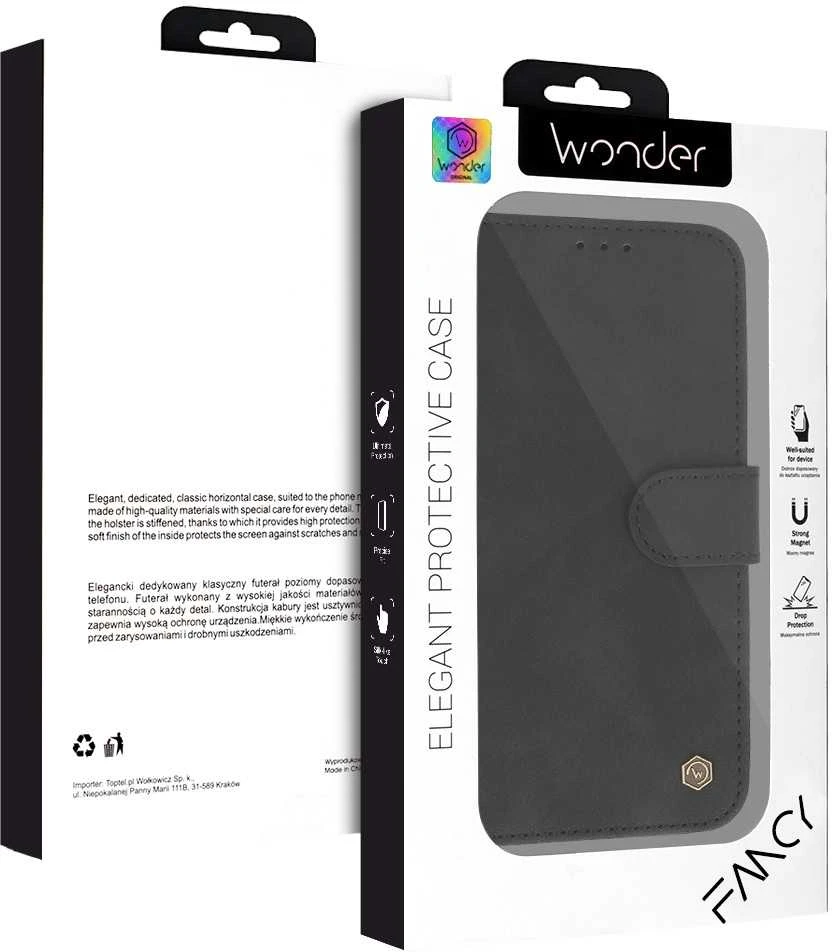 Wonder Fancy dėklas skirtas Xiaomi Redmi Note 13 Pro 4G juodos spalvos