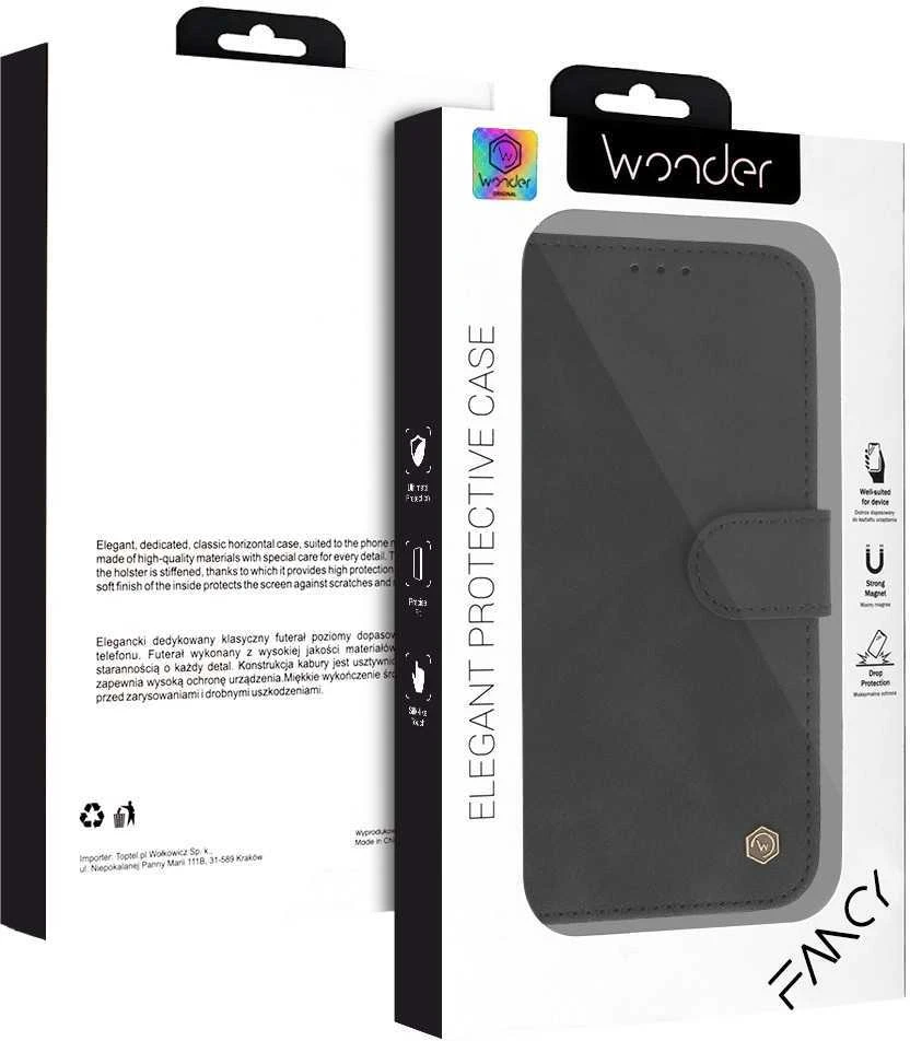 Wonder Fancy dėklas skirtas Xiaomi Redmi Note 14 5G juodos spalvos