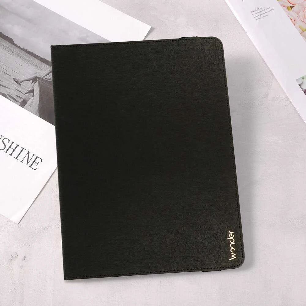 Wonder Leather planšetinio kompiuterio dėklas 11 colių juodos spalvos