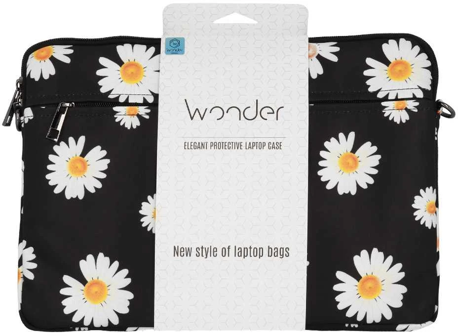 Wonder nešiojamo kompiuterio dėklas 13-14 colių juodas daisies