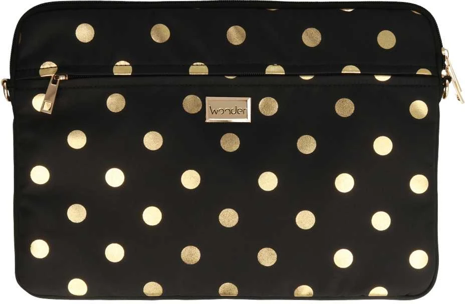 Wonder nešiojamo kompiuterio dėklas 13-14 colių auksinis polka-dot