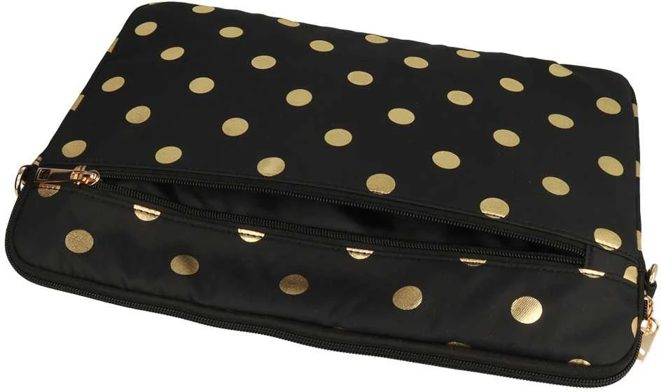 Wonder nešiojamo kompiuterio dėklas 15-16 colių auksinis polka-dot