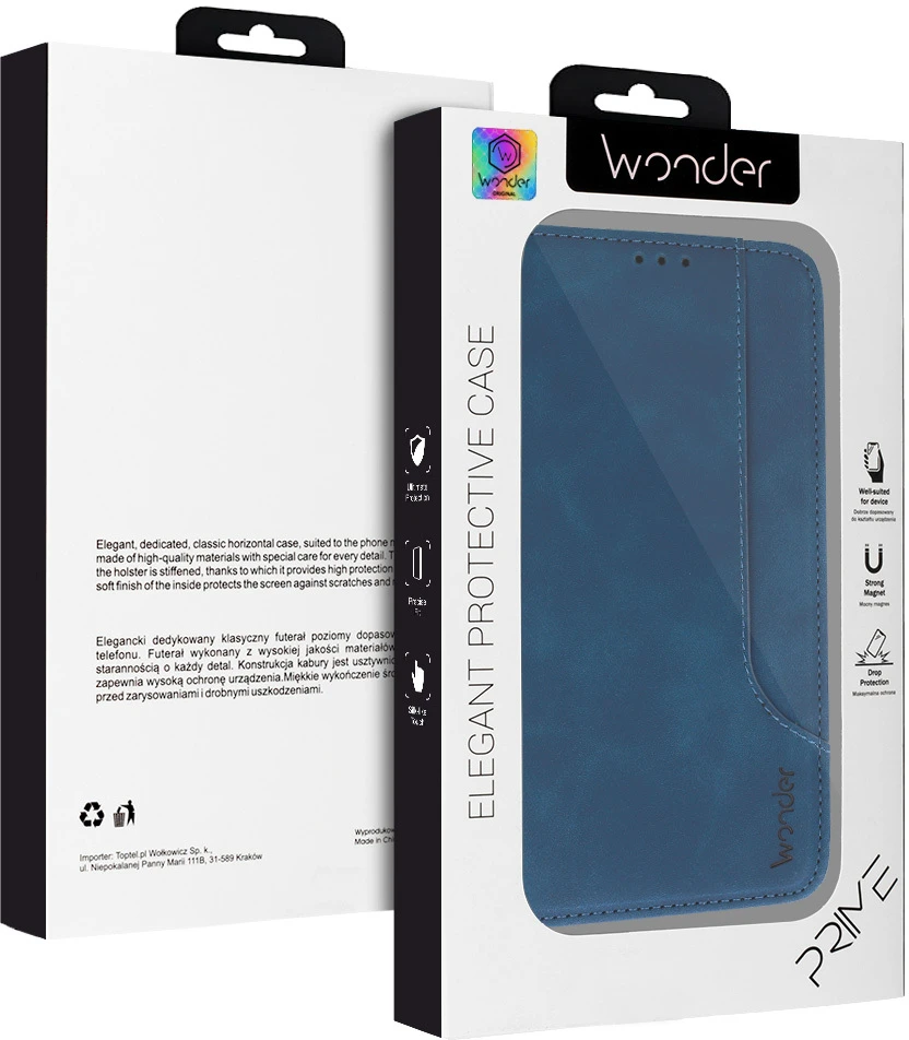 Wonder Prime dėklas skirtas Samsung Galaxy A26 5G mėlynos spalvos