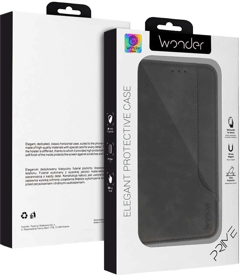 Wonder Prime Xiaomi Redmi Note 14 5G dėklas telefonui juodos spalvos