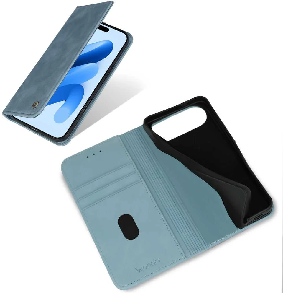 Wonder Smart dėklas skirtas Apple iPhone 17 Air sky mėlynas