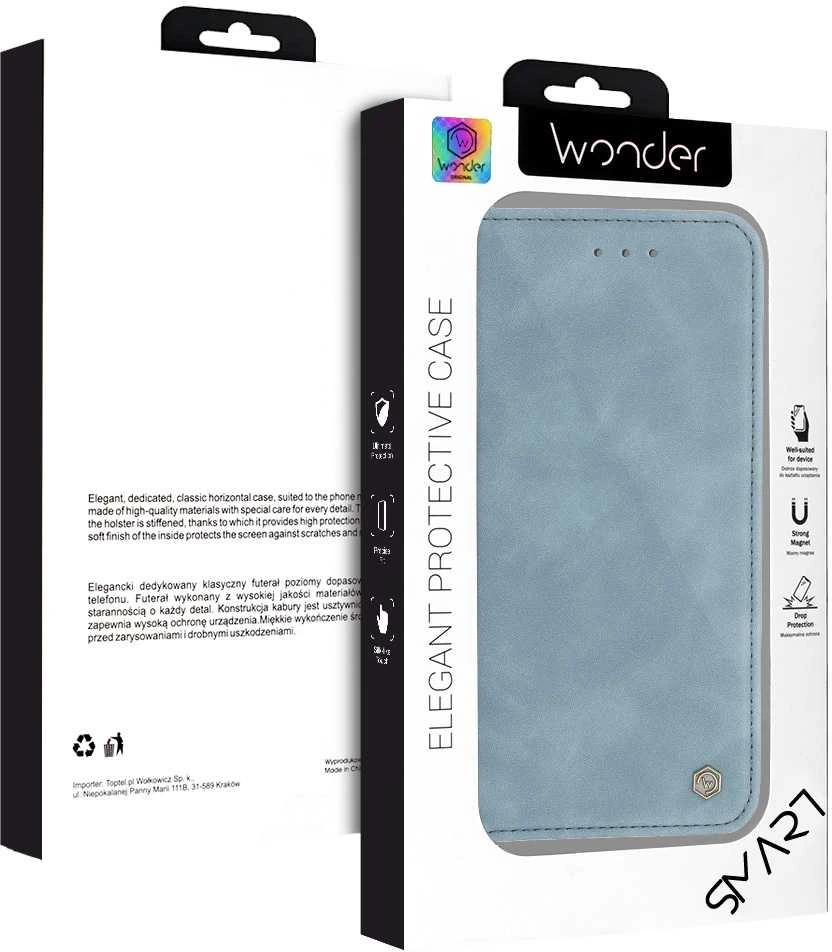 Wonder Smart dėklas skirtas Apple iPhone 17 Air sky mėlynas