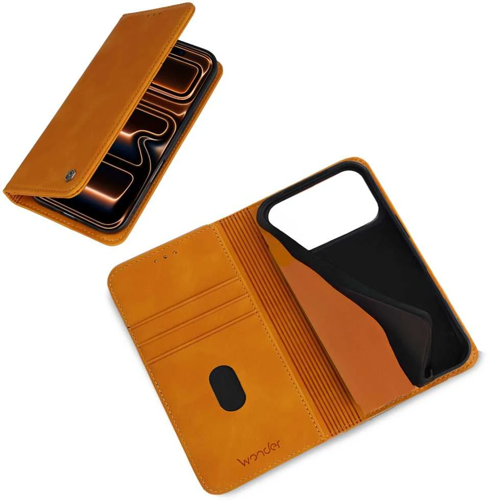 Wonder Smart dėklas skirtas Apple iPhone 17 Pro Max cosmic oranžinis