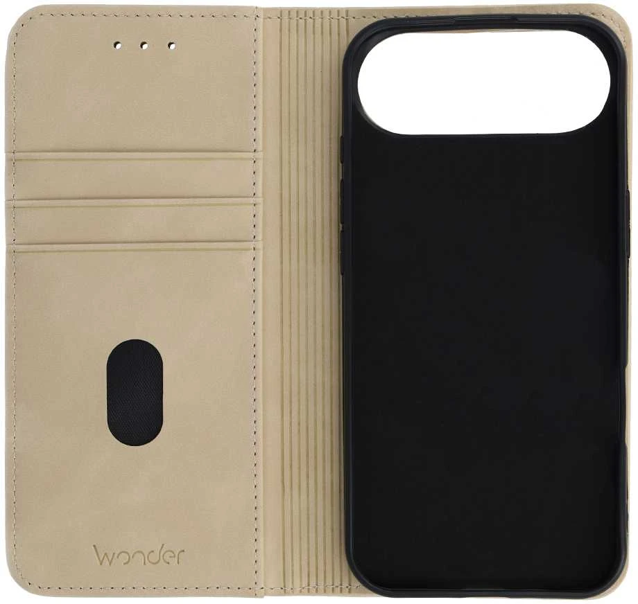 Wonder Smart dėklas skirtas Apple iPhone 17 Air light auksinis