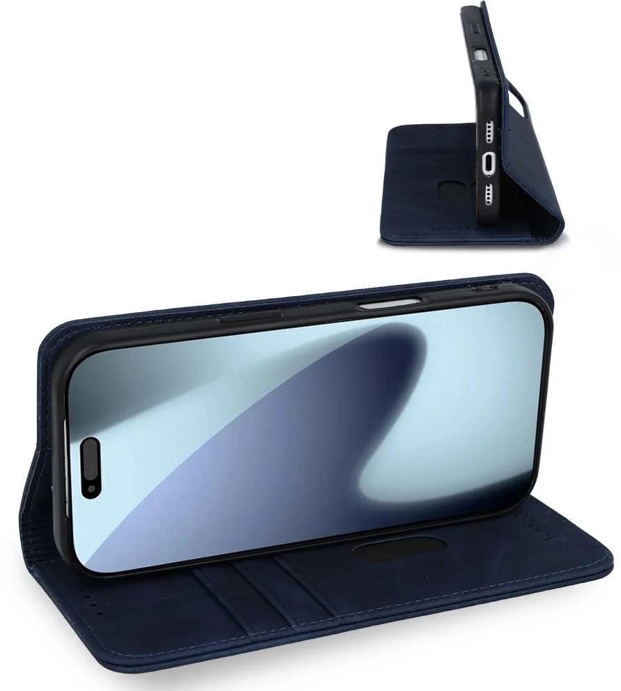 Wonder Smart dėklas skirtas Apple iPhone 17 Pro deep mėlynas