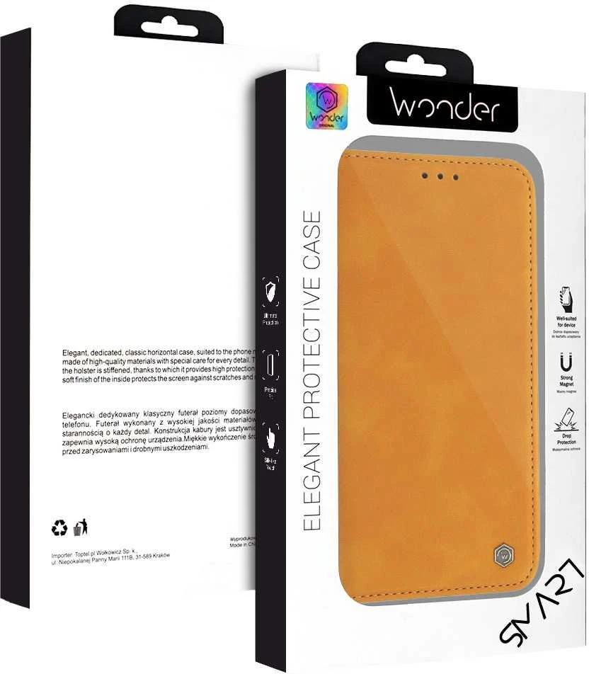 Wonder Smart dėklas skirtas Apple iPhone 17 Pro Max cosmic oranžinis