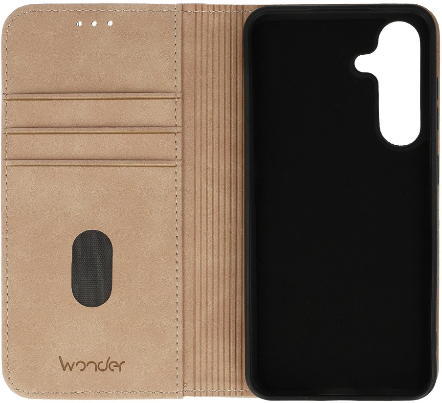 „Wonder Smart“ dėklas, skirtas „Samsung Galaxy A52/A52S“, kapučino spalvos