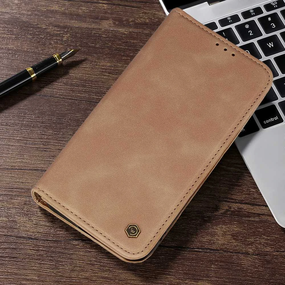 Wonder Smart dėklas skirtas Xiaomi Redmi Note 13 Pro Plus 5G cappuccino