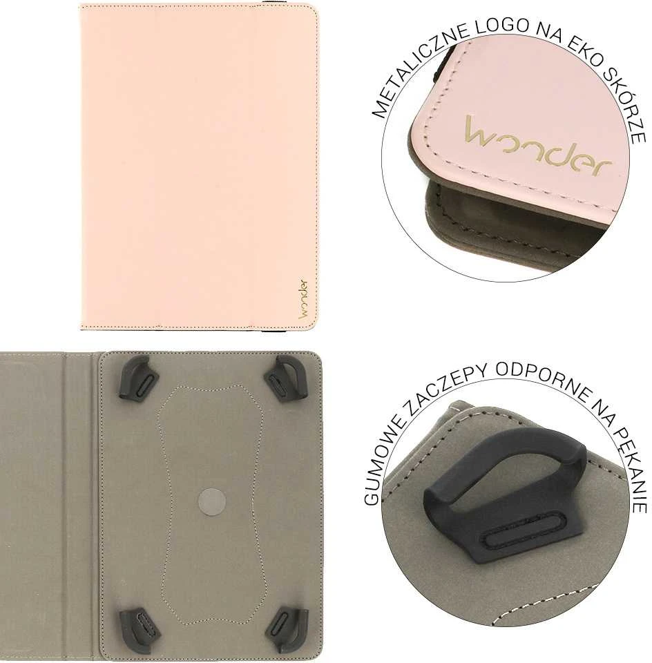 Wonder Soft dėklas planšetiniam kompiuteriui 13″ light rožinės spalvos