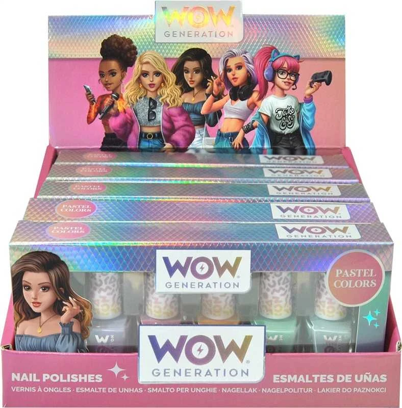 Kids Licensing Wow kartos nagų lako mergaitėms 5 kūriniai