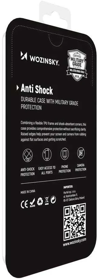 Wozinsky Anti Shock dėklas skirtas Xiaomi Mi 11, skaidrus