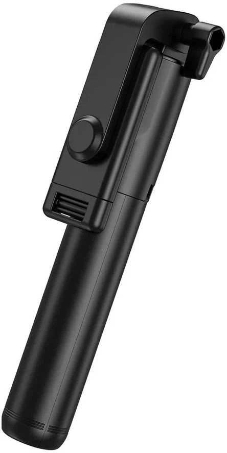 Wozinsky Asmenukių lazda WHS1Y telescopic tripod 1m with phone holder – juodos spalvos