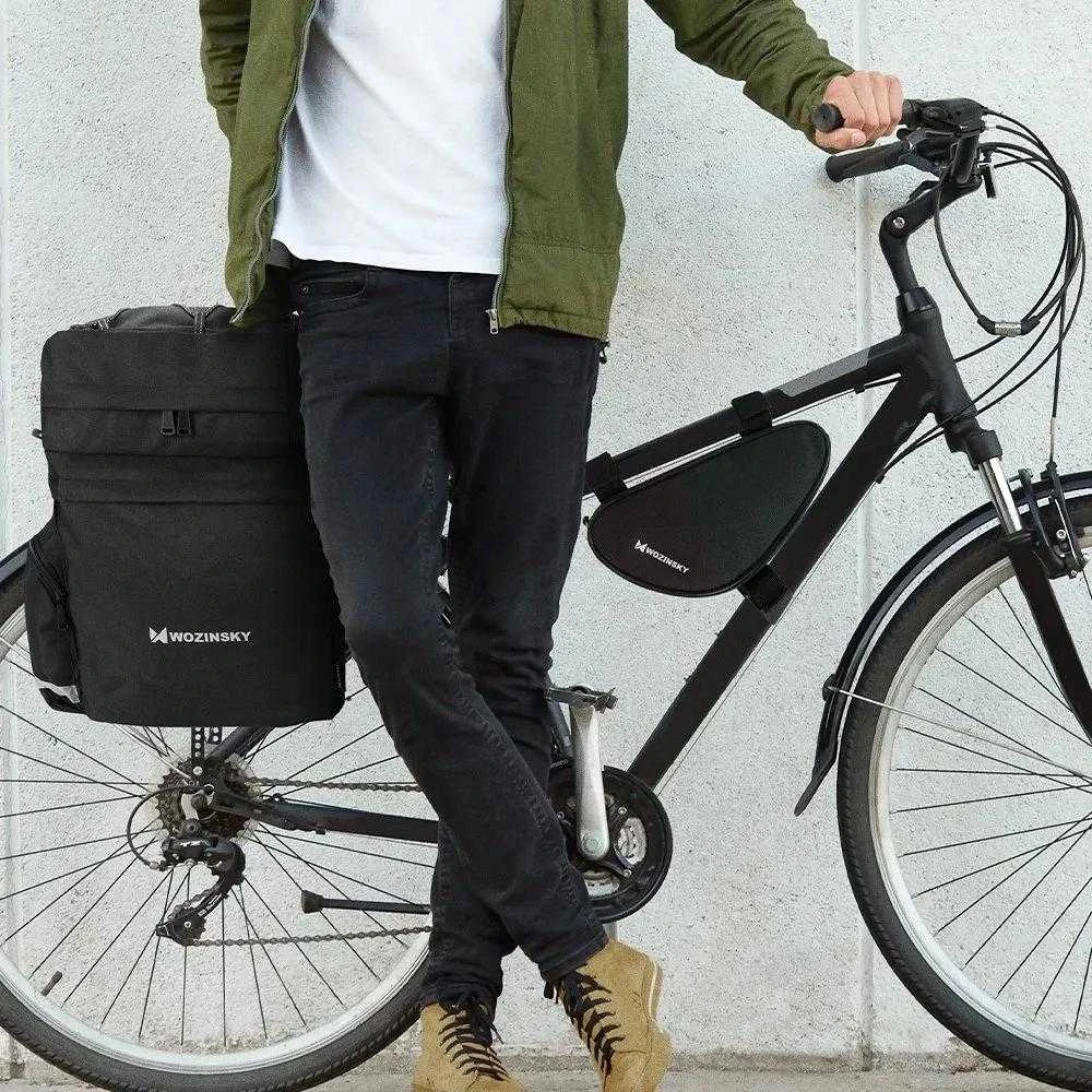 Wozinsky bike bag skirta 1.5l bike frame juodos spalvos (WBB11BK)