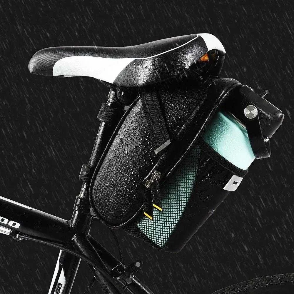 Wozinsky bike saddle bag 1.5 l juodos spalvos (WBB20BK)