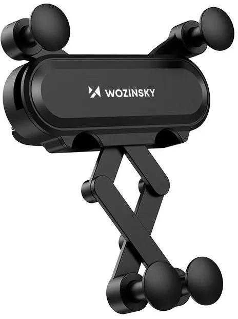 Wozinsky car phone holder gravity for ventilation grille juodos spalvos (WCH-05)