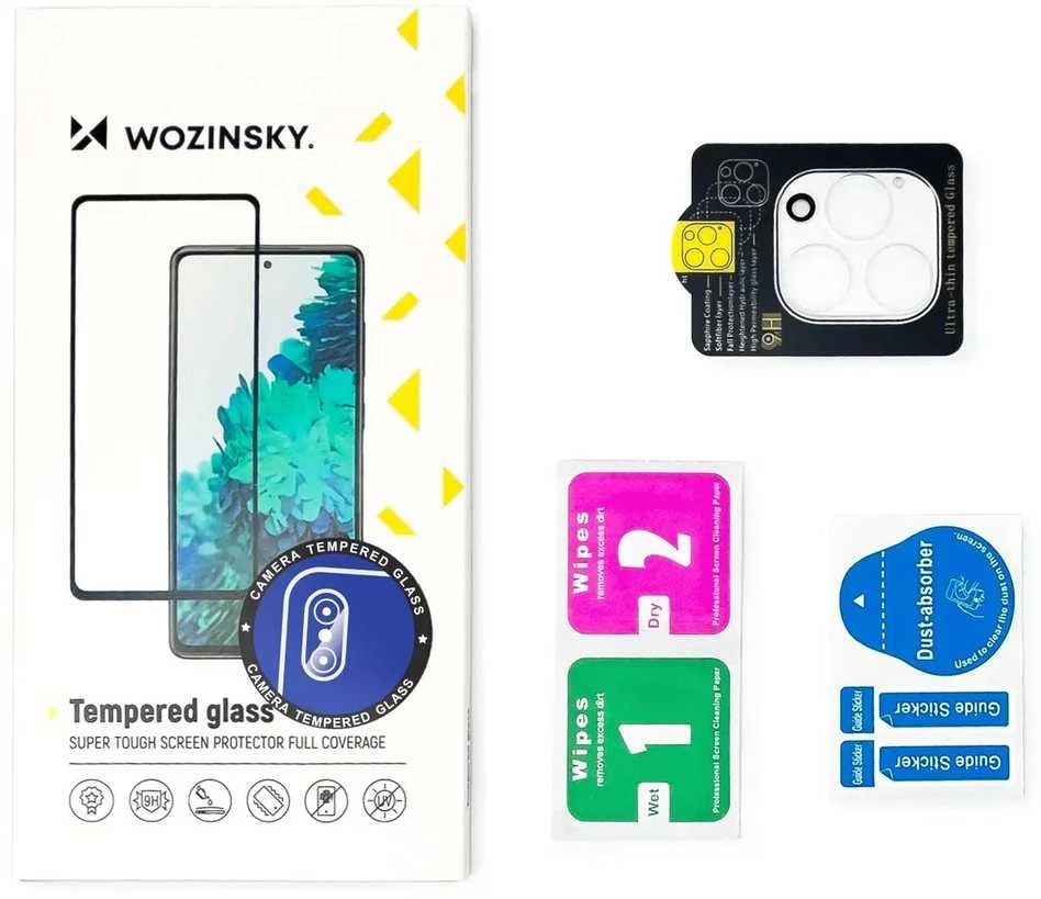 Wozinsky Full Apsayginis stiklas telefono kamerai Xiaomi Redmi 11A / Poco C55 / Redmi 12C 9H Camera